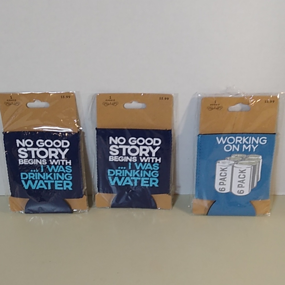 3 Funny Saying Beer Koozies New